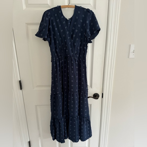 MASCOMODA Boho Swiss Dot Maxi Dress - Picture 2 of 9